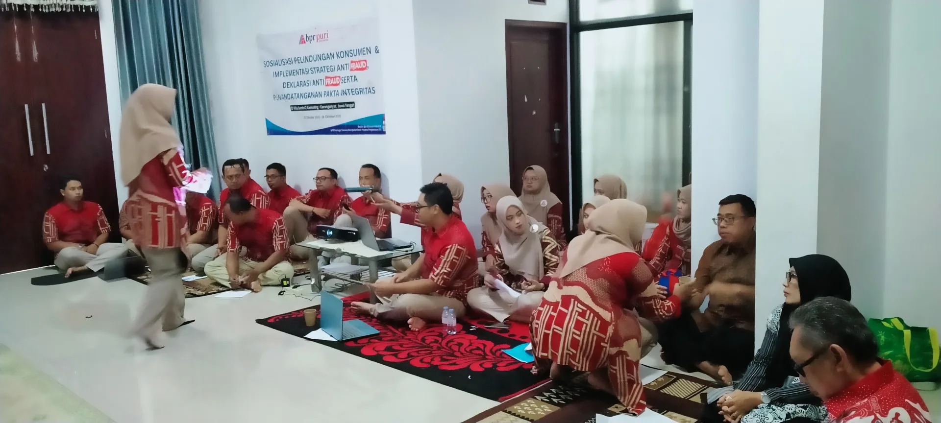 Proses Pemberian Materi Anti-Fraud